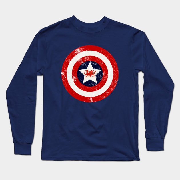 Captain Cymru Long Sleeve T-Shirt by Teessential